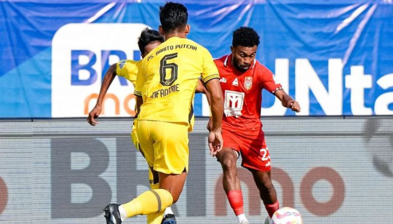 Barito Putera dan Malut United Bermain Imbang 1-1 dalam Pertandingan Liga 1 yang Sengit